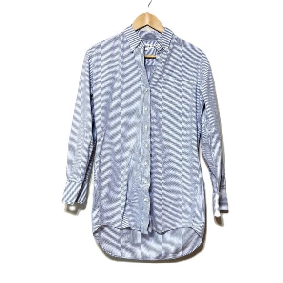 Claridge + King Mod II Extra Long Collar Shirt, Size Small - Picture 1 of 5